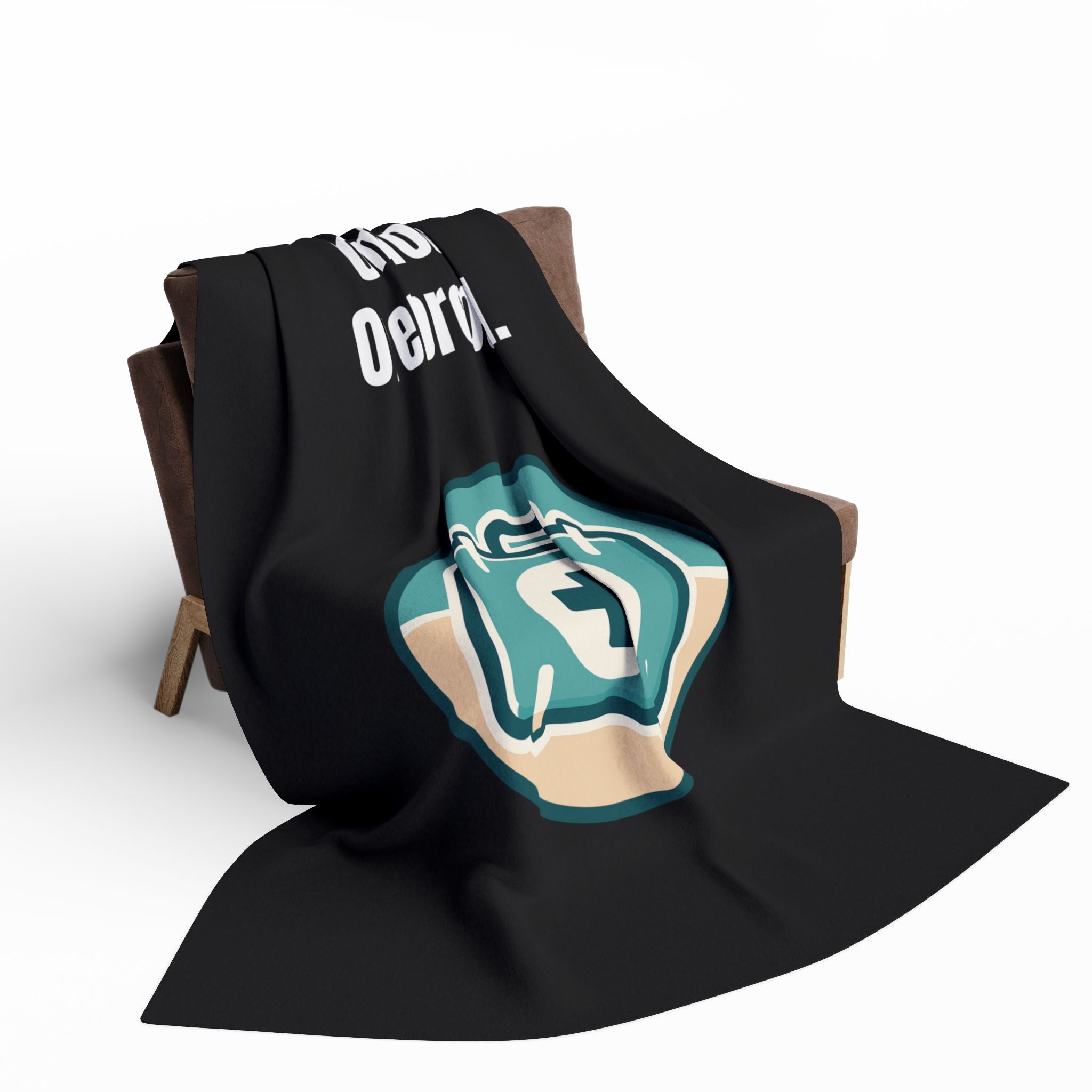 "Comfortably Overprepared" Fleece Blanket